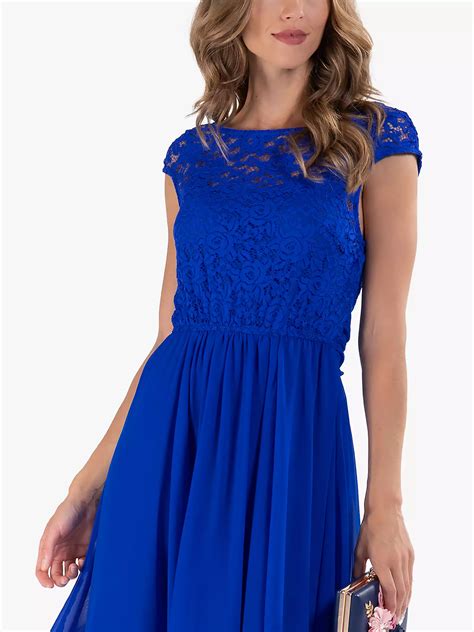 Women's Blue Lace Dresses .